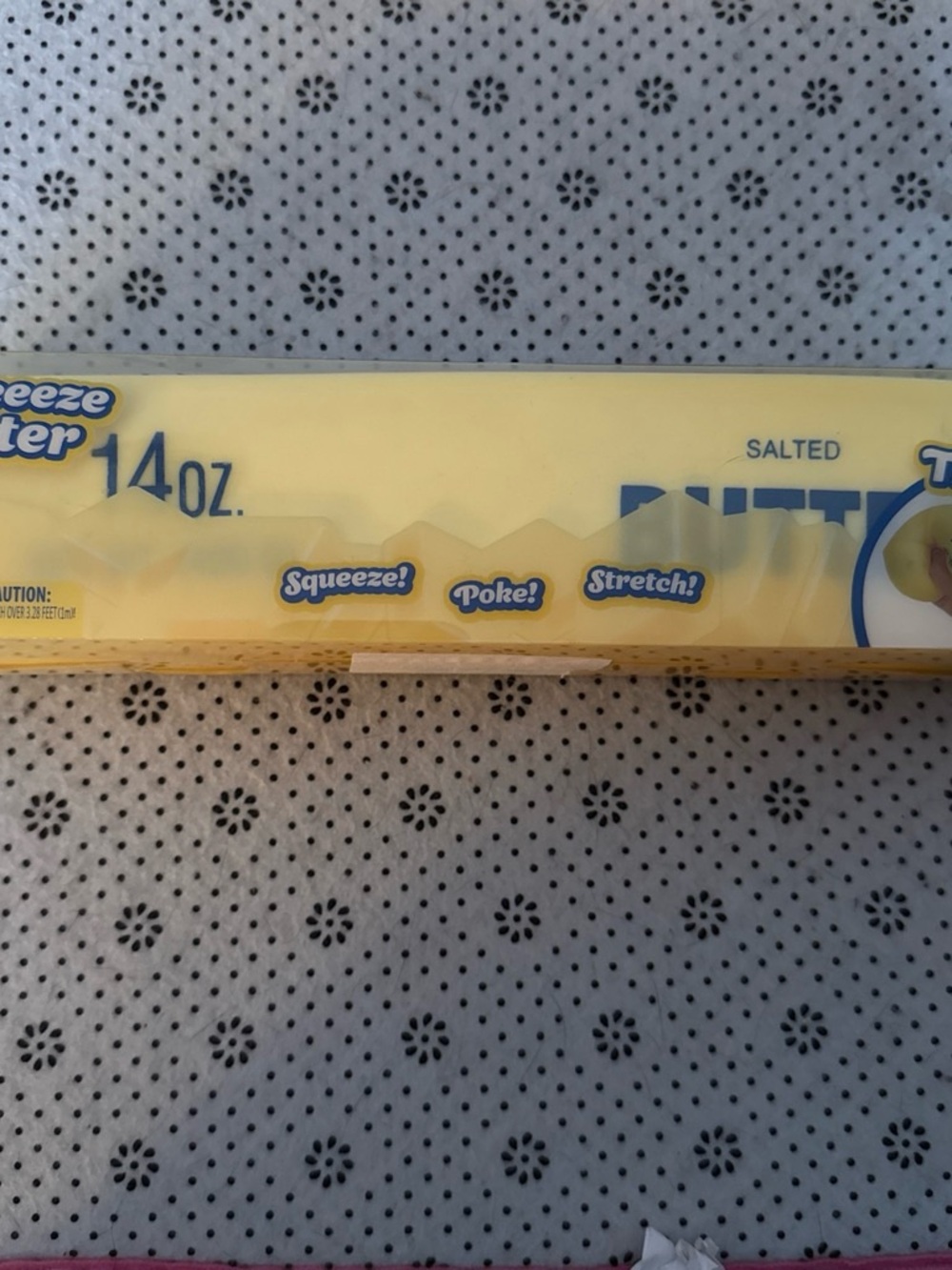 Butter Brand Yellow Squeeze Party Toy